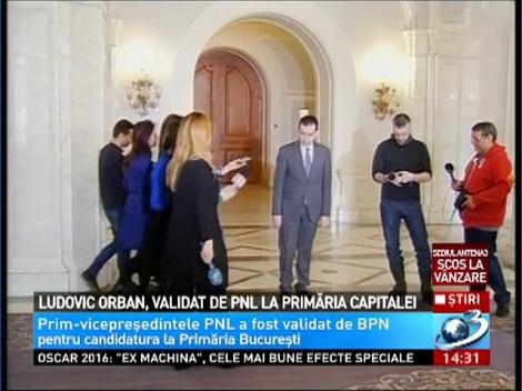 Ludovic Orban, validat de PNL la Primăria Capitalei