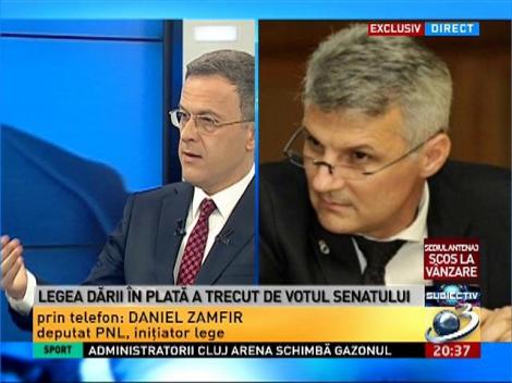 Daniel Zamfir: Introducând acest plafon, ducem legea în zona discriminării