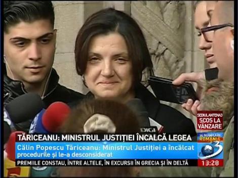 Tăriceanu: Ministrul Justiţiei &icirc;ncalcă legea