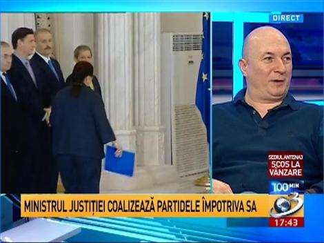 Ministrul Justiţiei coalizează partidele &icirc;mpotriva sa