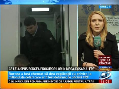Ce le-a spus Borcea procurorilor în mega-dosarul FRF