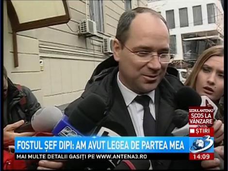 Reacţia fostului şef al DIPI: Am avut legea de partea mea
