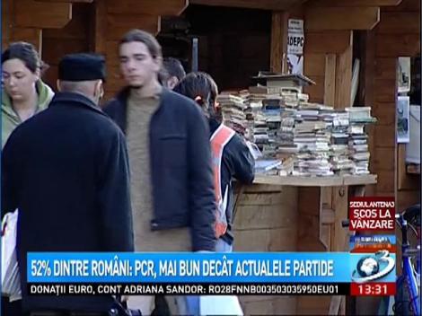 52% dintre rom&acirc;ni: PCR, mai bun dec&acirc;t actualele partide