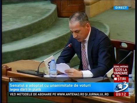 Senatul dă o palmă băncilor, darea în plată a fost votată. Pentru ce credite se aplică și cum vor fi afectați românii