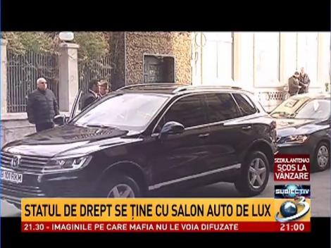 Statul de drept se ține cu salon auto de lux