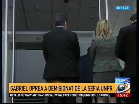 Gabriel Oprea a demisionat de la şefia UNPR