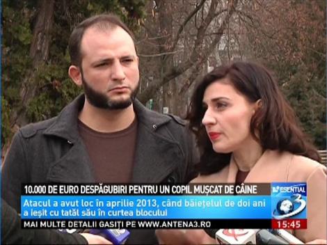 10.000 de euro despăgubiri pentru un copil muşcat de c&acirc;ine