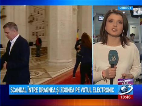 Scandal între Dragnea şi Zgonea pe votul electronic