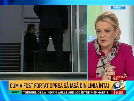 Simona Man: Am convingerea că Gabriel Oprea a făcut doar un pas în spate, un mare gest de bărbăţie politică