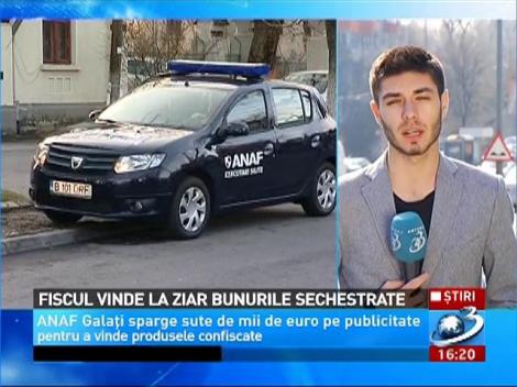 Fiscul vinde la ziar bunurile sechestrate