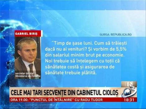 Se spun lucuri trăznite în Cabinetul Cioloş