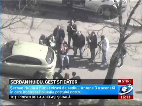 Şerban Huidu, gest sfidător