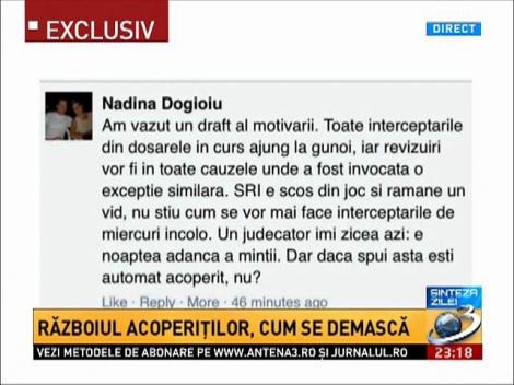 Războiul acoperiţilor, cum se demască