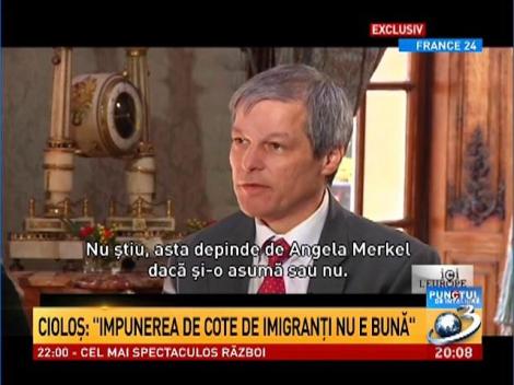 Dacian Cioloş, interviu pentru France 24