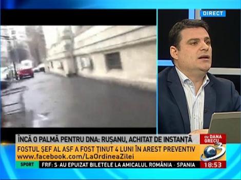 Dan Radu Rușanu, achitat de instanță. Radu Tudor: Justiția se scutură de elementele loiale lui Traian Băsescu &icirc;n sistem