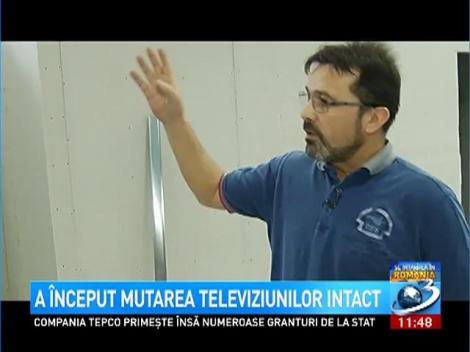 A început mutarea televiziunilor Intact