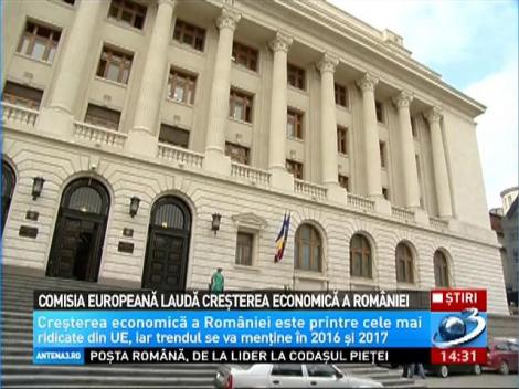 Comisia Europeană laudă creşterea economică a României