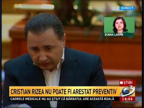 Cristian Rizea nu poate fi arestat preventiv