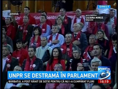 UNPR se destramă în Parlament