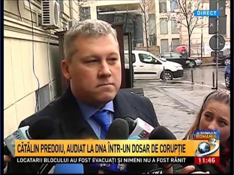 Cătălin Predoiu, audiat ca martor într-un dosar de corupţie