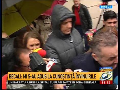 Becali: Mi s-au adus la cunoştinţă învinuirile