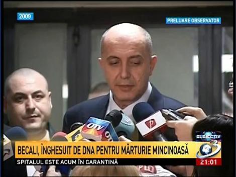 Becali, &icirc;nghesuit de DNA pentru mărturie mincinoasă