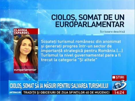 Cioloş, somat să ia măsuri pentru salvarea turismului