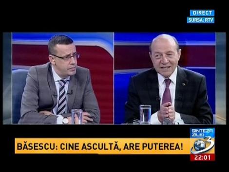 Traian Băsescu: Cine ascultă, are puterea! Mă impresionează neplăcut transformarea doamnei Kovesi