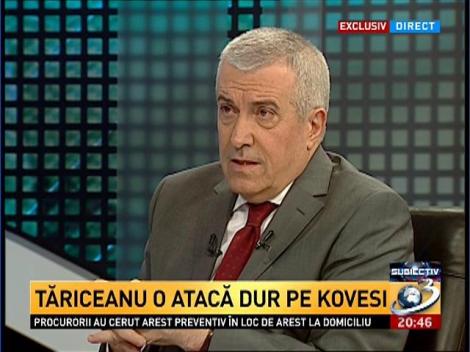 Tăriceanu o atacă dur pe Kovesi: Justiţia este slectivă. Avem telejustiţie