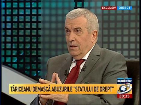 Tăriceanu demască abuzurile "statului de drept"