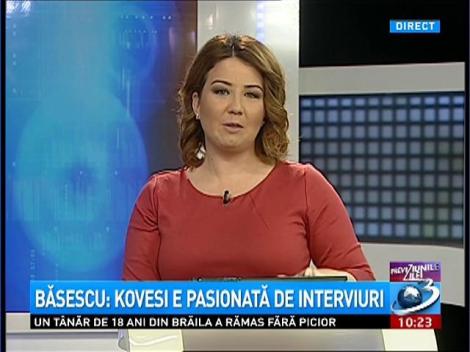 Băsescu: Kovesi e pasionată de interviuri