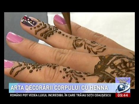 Numai de Bine: Arta decorării corpului cu henna