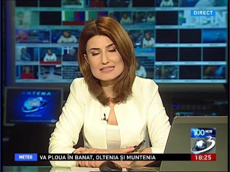 Cristiana Anghel, lovită de un steag în plenul senatului