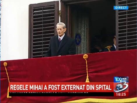 Regele Mihai a fost externat