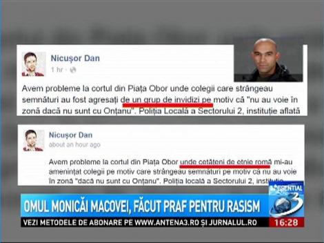 Omul Monicăi Macovei, făcut praf pentru rasism