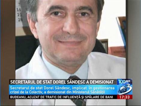 Secretarul de stat Dorel Săndesc a demisionat