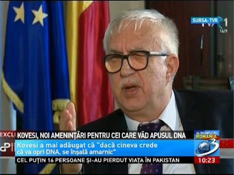 Kovesi, noi ameninţări pentru cei care văd apusul DNA