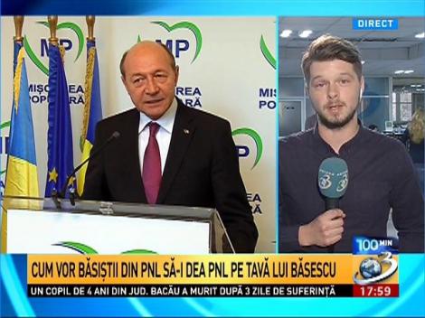 Băsescu dă asaltul la PNL şi racolează primari foşti PDL-işti