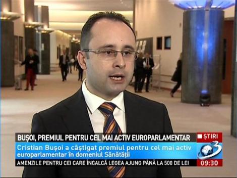 Buşoi, premiul pentru cel mai activ europarlamentar