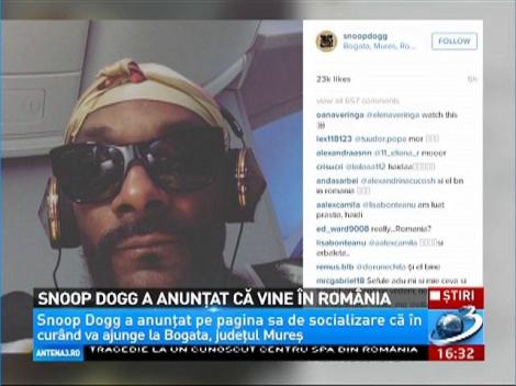 Snoop Dogg a anunţat că vine în România