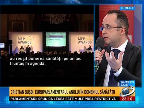 Cristian Buşoi, europarlamentarul anului &icirc;n domeniul sănătăţii