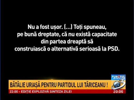 Bătălie uriaşă pentru partidul lui Tăriceanu