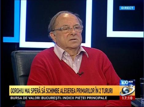Gorghiu mai speră să schimbe alegerea primarilor &icirc;n 2 tururi