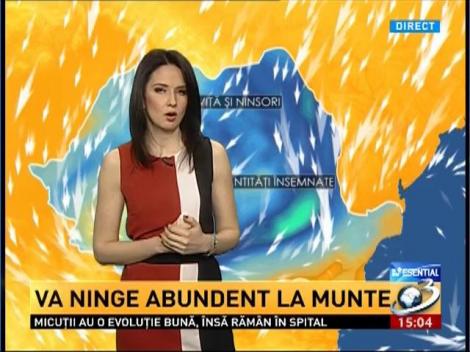 Alertă meteo: Frig și ploi abundente