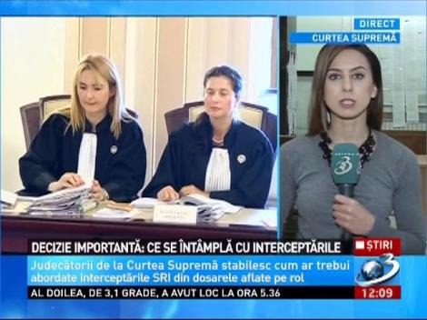 Judecătorii de la Curtea Supremă stabilesc cum ar trebui abordate interceptările SRI