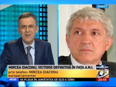 Mircea Diaconu, despre victoria definitivă &icirc;n faţa A.N.I.