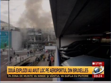 Două explozii pe aeroportul din Bruxelles