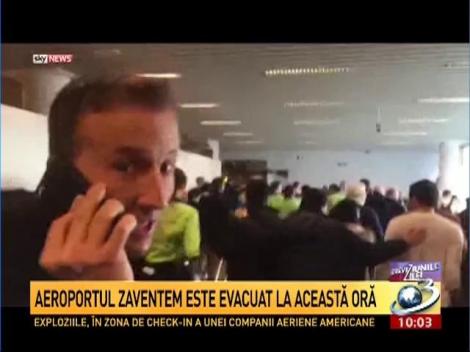 Panică la aeroportul din Bruxelles