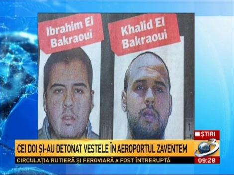 Teroriştii sinucigaşi de la Bruxelles au fost identificaţi