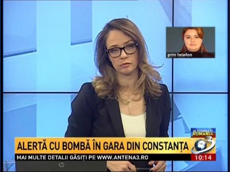 Alertă cu bombă la gara din Constanţa